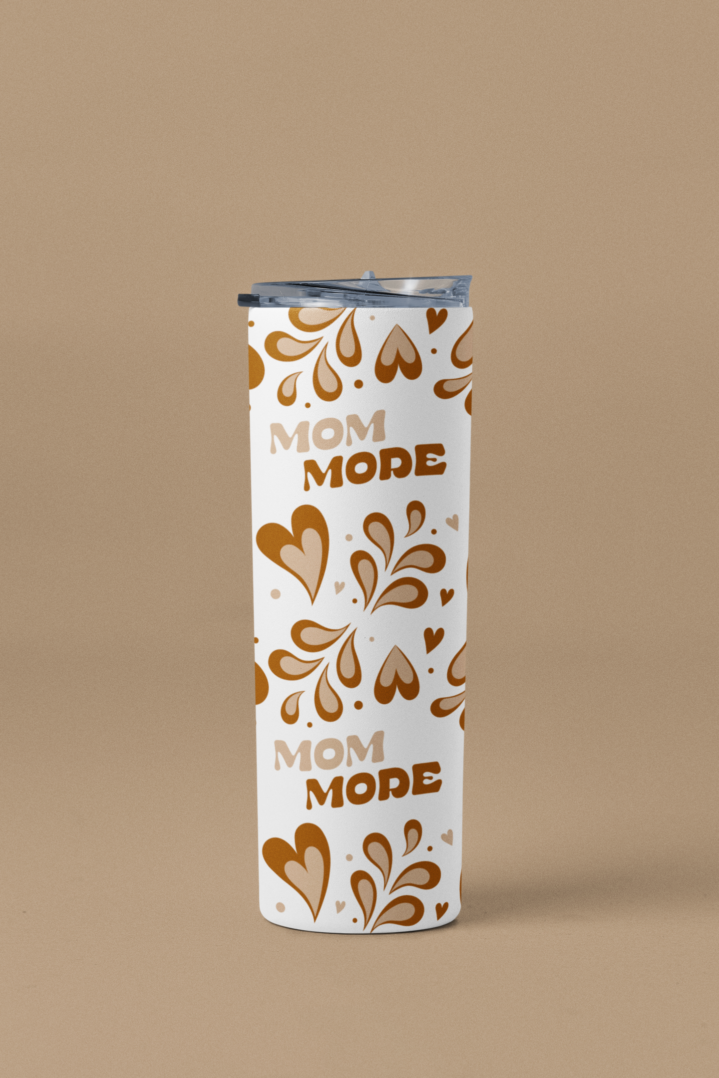 Mom Mode Hearts Tumbler