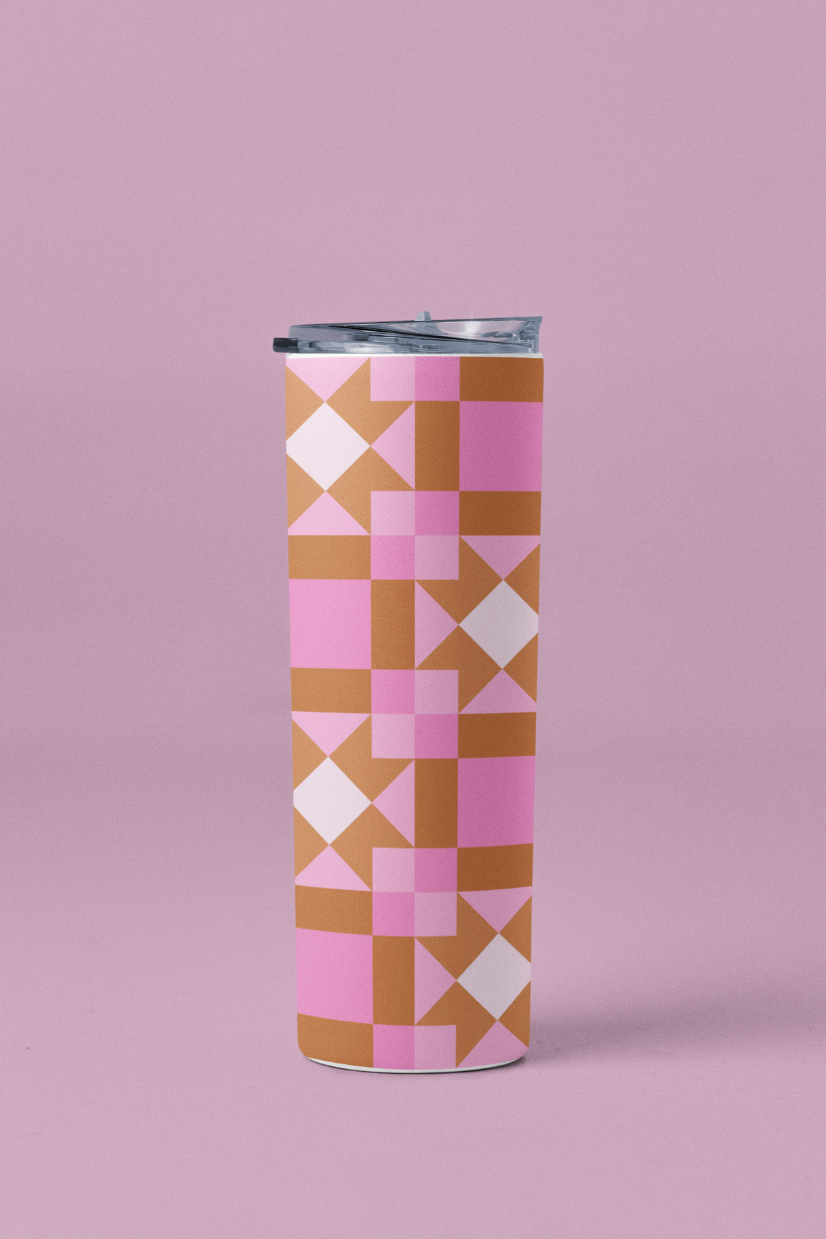 Pink Honey Quilt Tumbler