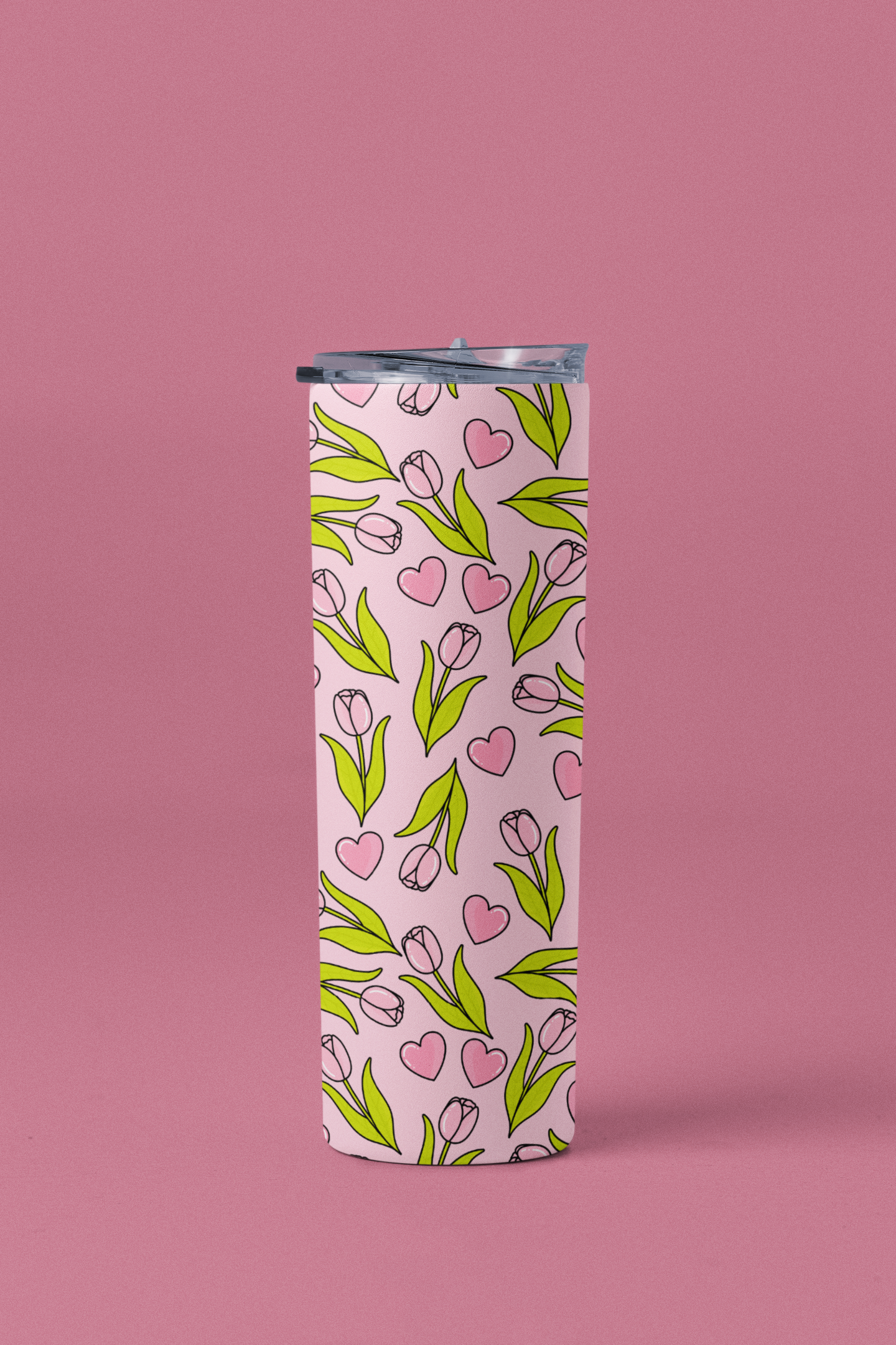 Tulip & Hearts Tumbler