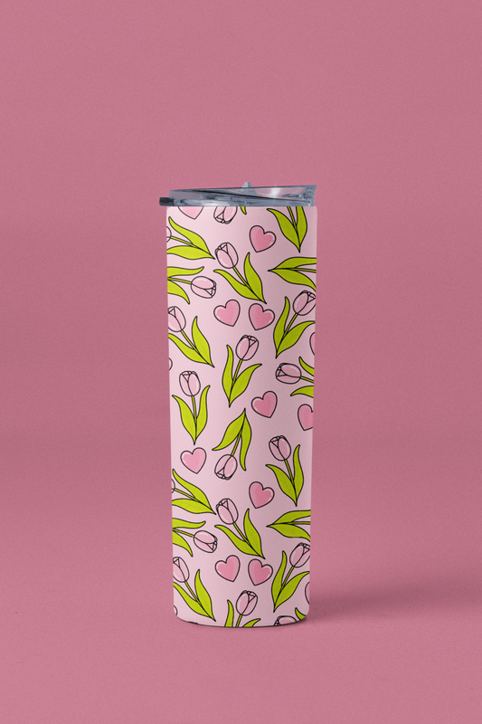 Tulip & Hearts Tumbler