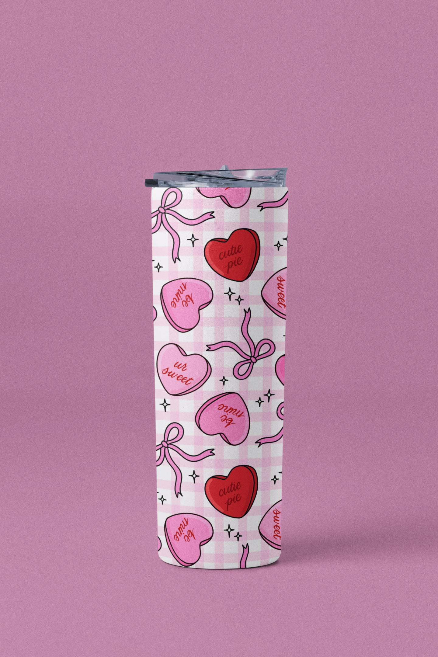 Candy Hearts Tumbler