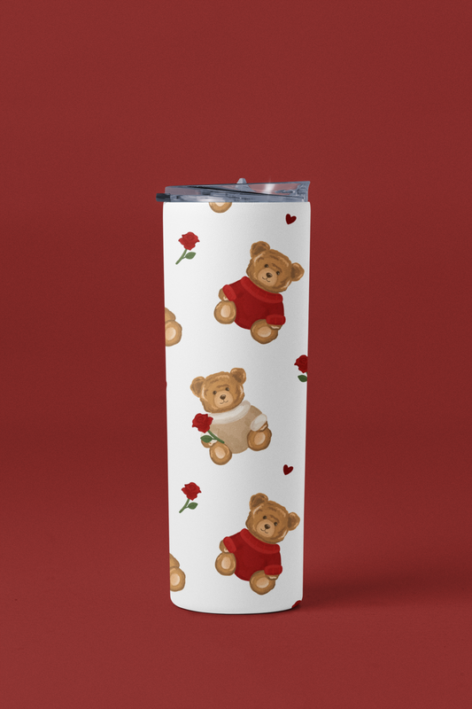Valentines Teddy Bear Tumbler