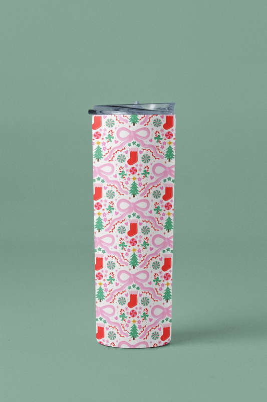 Coquette Christmas Tumbler