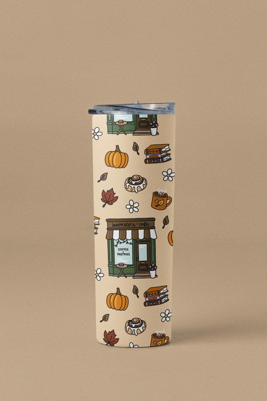 Fall Bookstore Tumbler