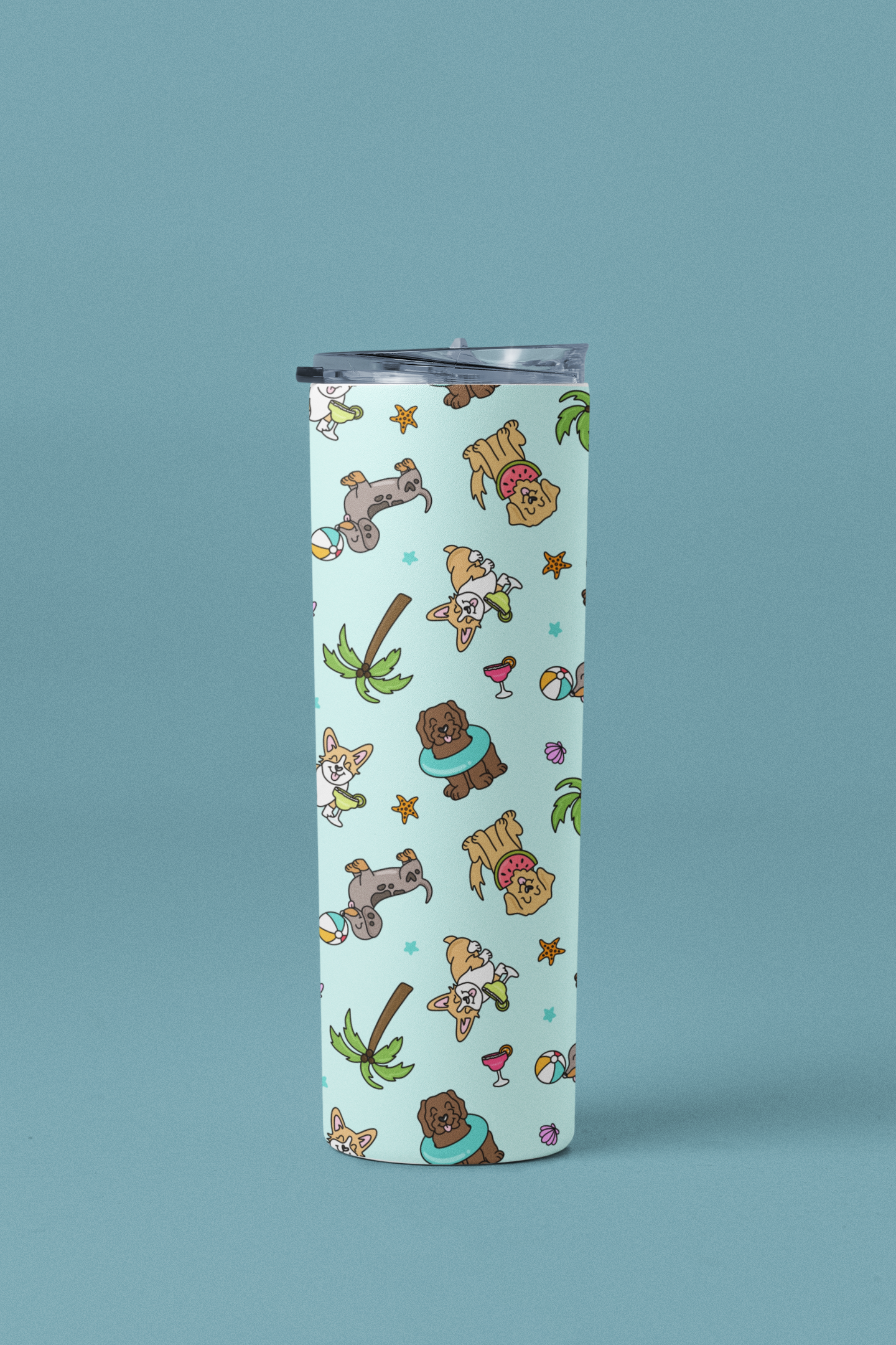 Summer Pups Tumbler