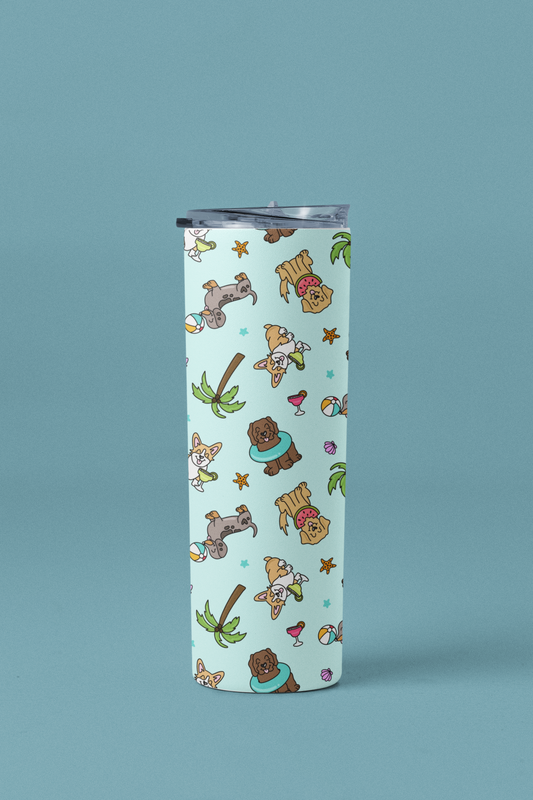 Summer Pups Tumbler