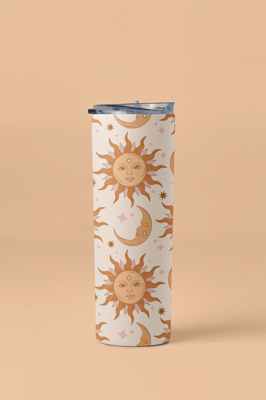 Boho Sun & Moon Tumbler