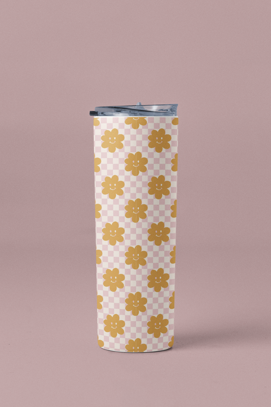 Boho Sunny Flowers Tumbler