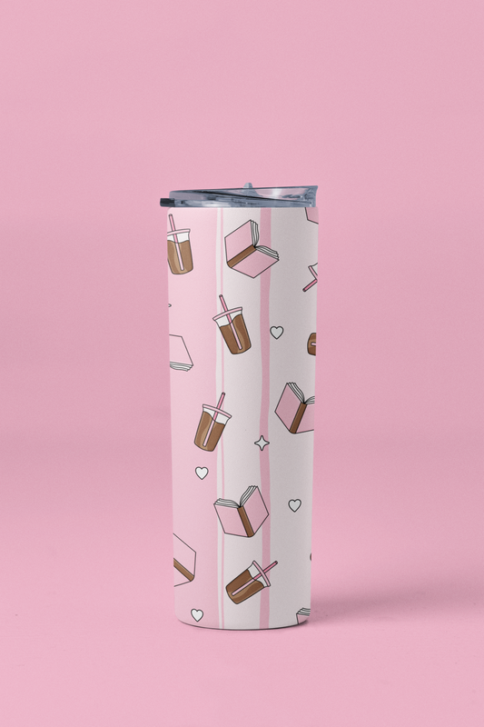 Iced Coffee & Books Tumbler