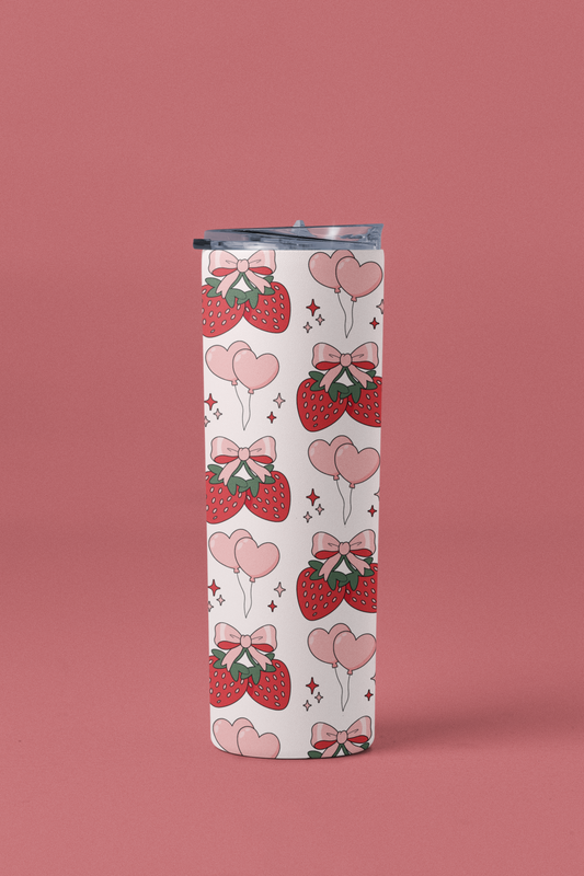 Strawberry Balloons Tumbler