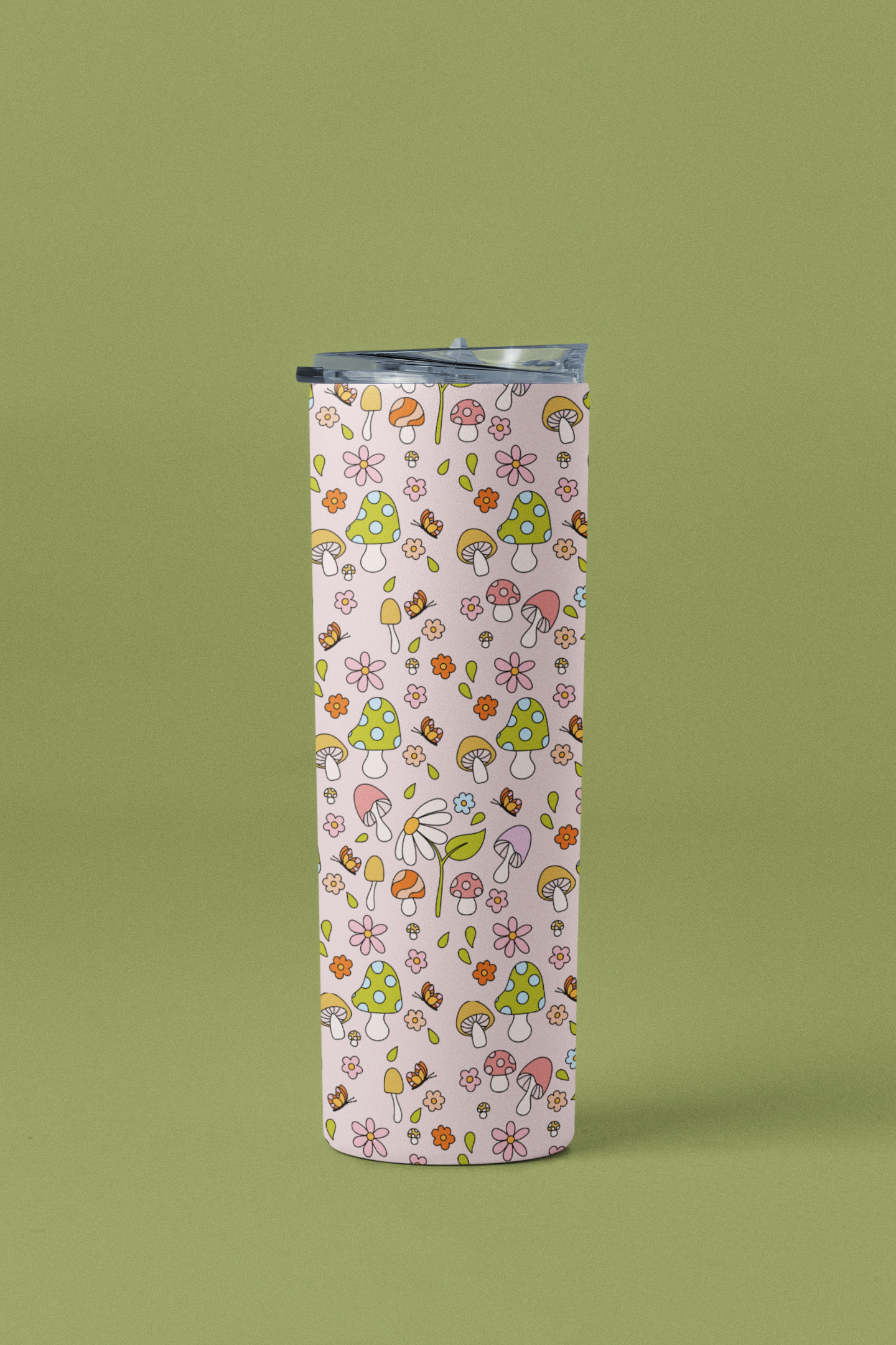 Spring Mushies Tumbler or Flask