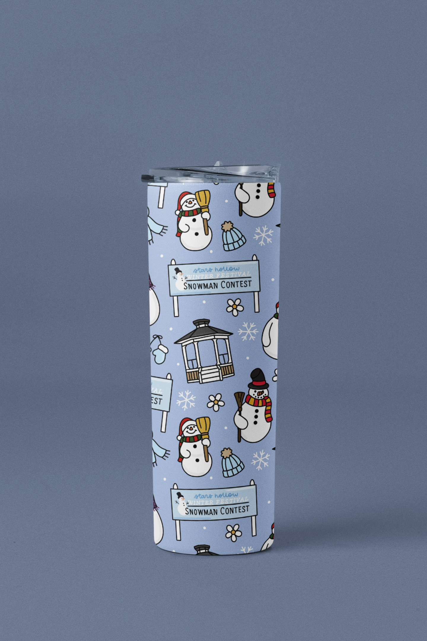 Stars Hollow Snowman Contest Tumbler