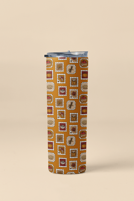 Fall Stamps Tumbler