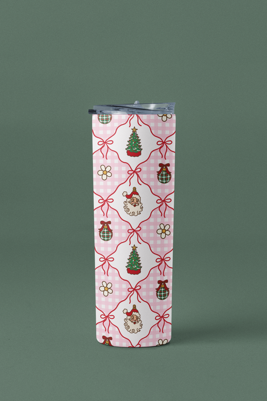 Vintage Holiday Tumbler