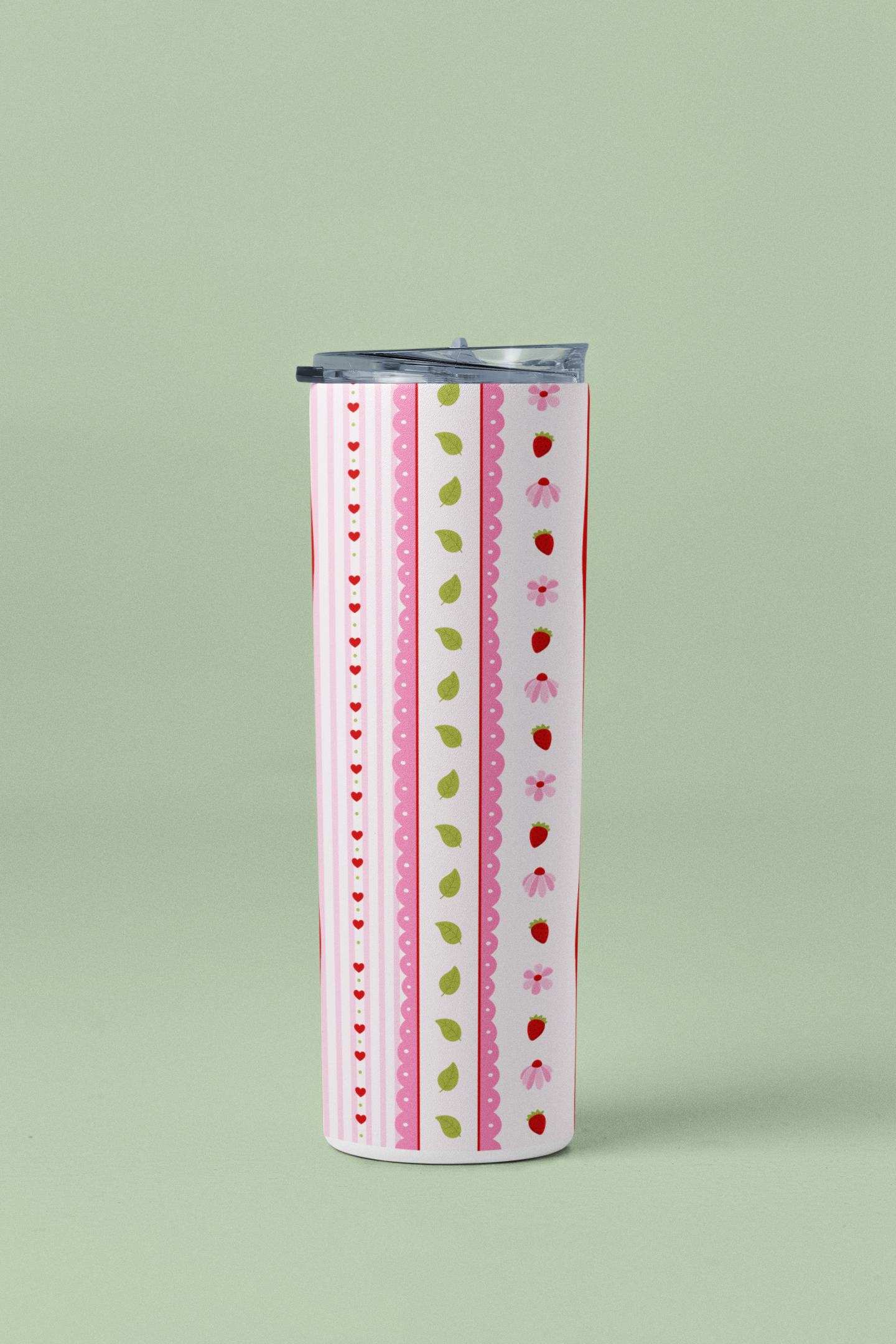 Cutie Strawberry Wallpaper Tumbler