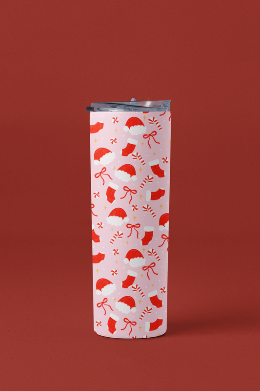 Santa Hat & Stocking Tumbler