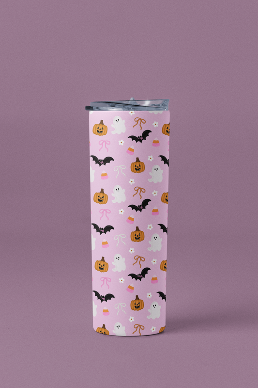 Cutesy Halloween Coquette Tumbler