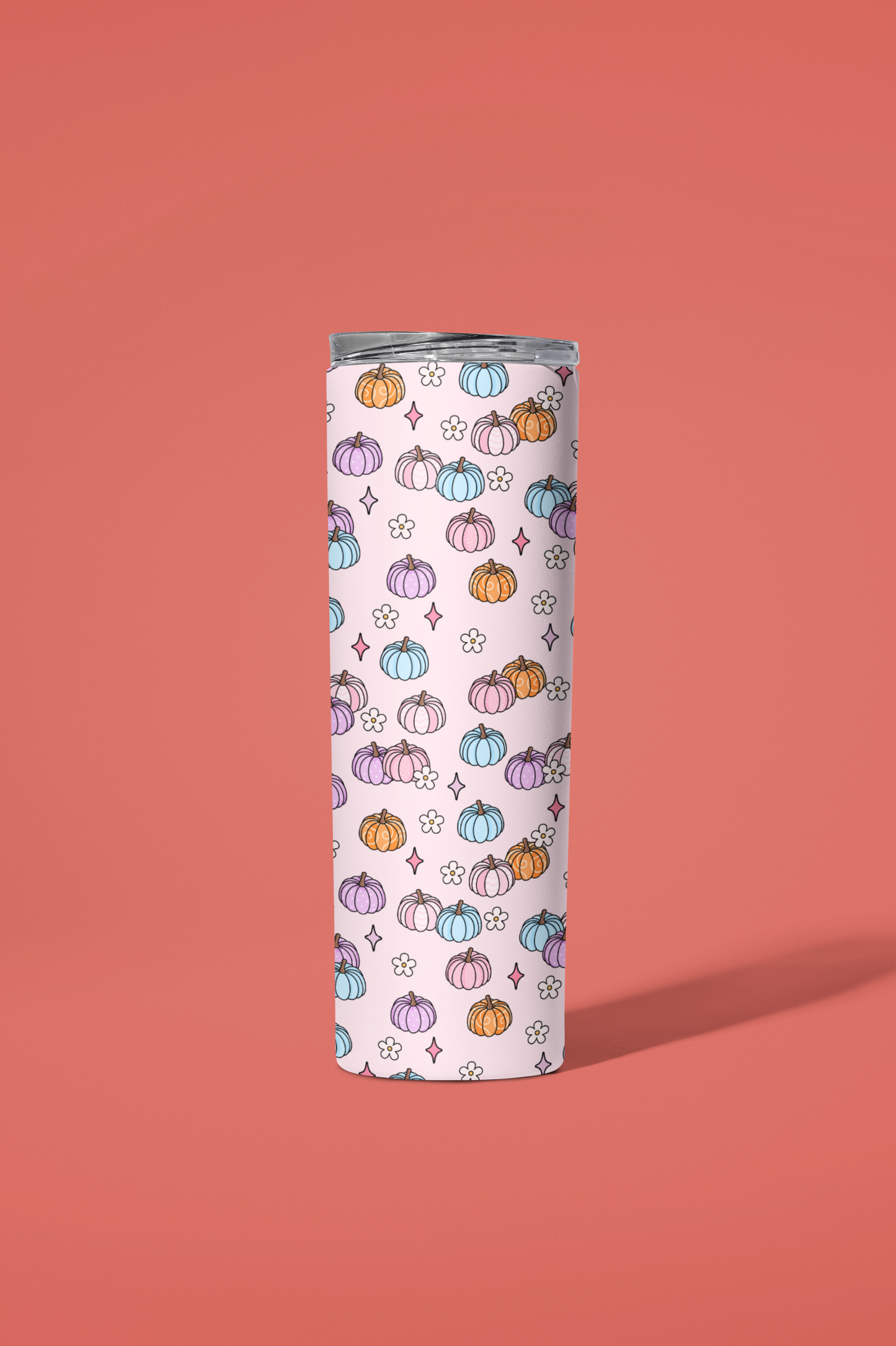 Pastel Pumpkins Tumbler or Flask