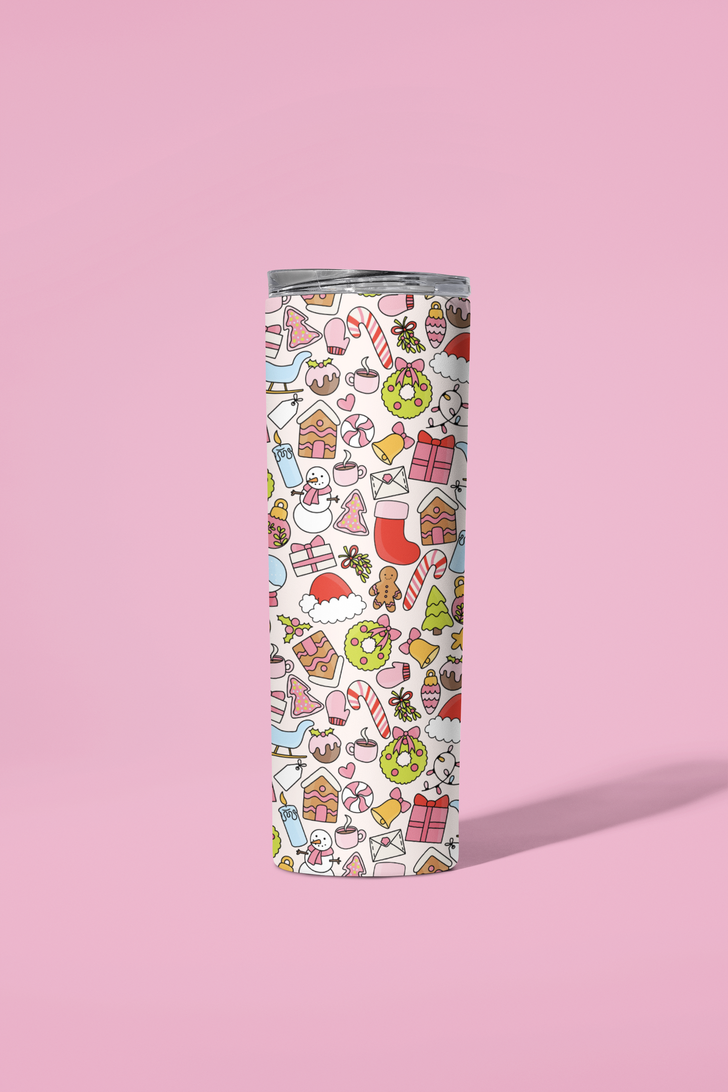 Christmas Doodles Tumbler or Flask