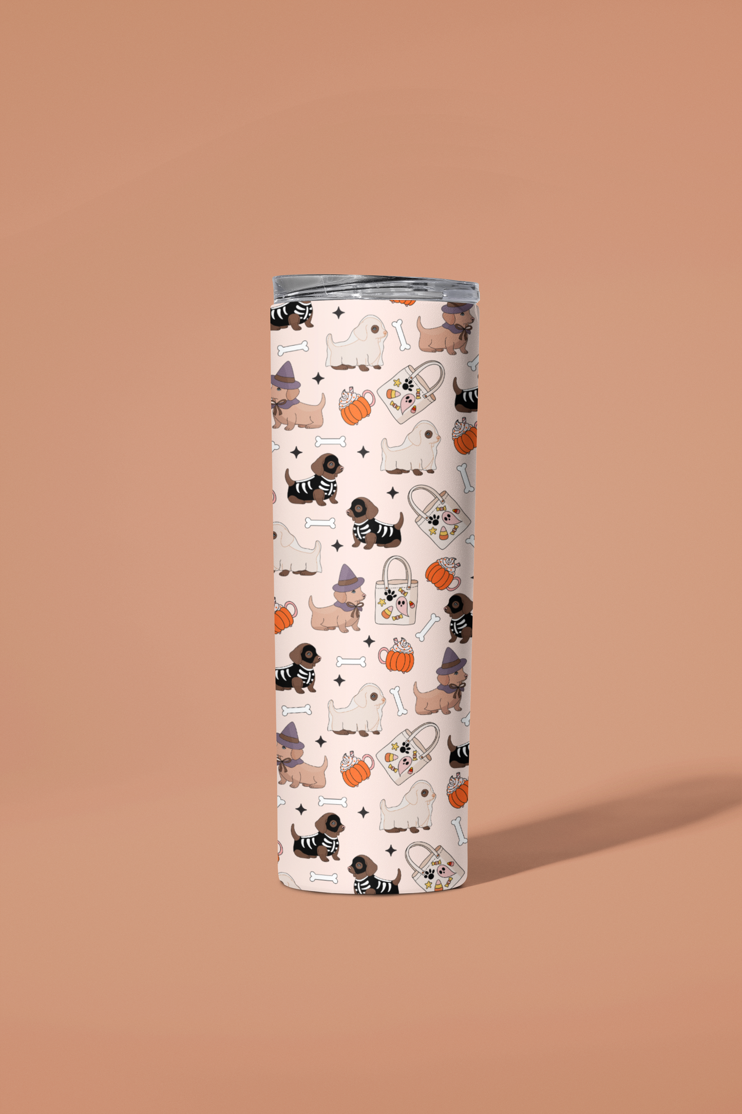 Halloween Pups Tumbler or Flask