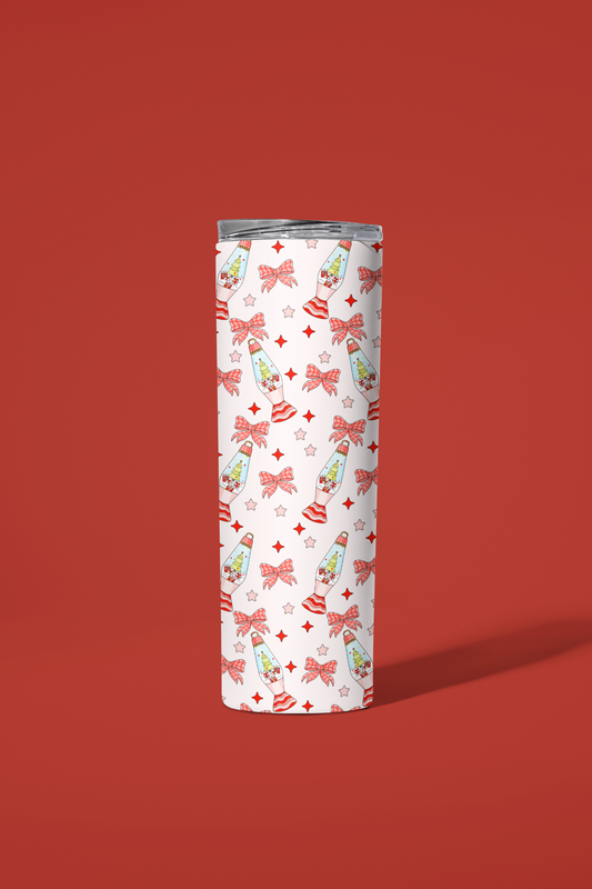 Christmas Lava Lamp Tumbler or Flask