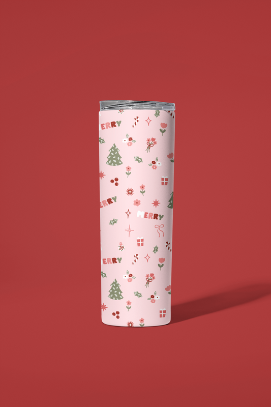 Merry & Bows Tumbler