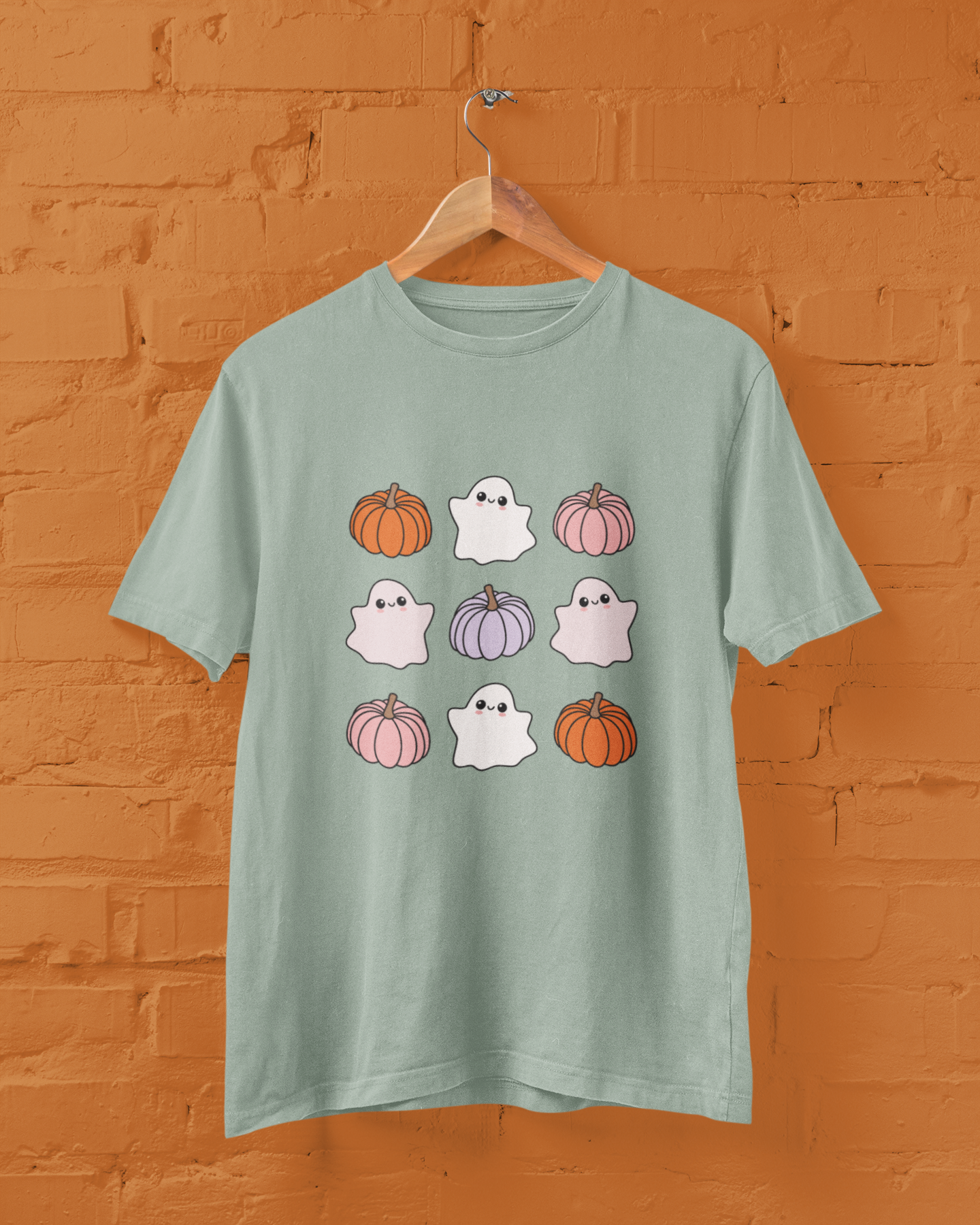 Ghost Pumpkin Patch Graphic Top