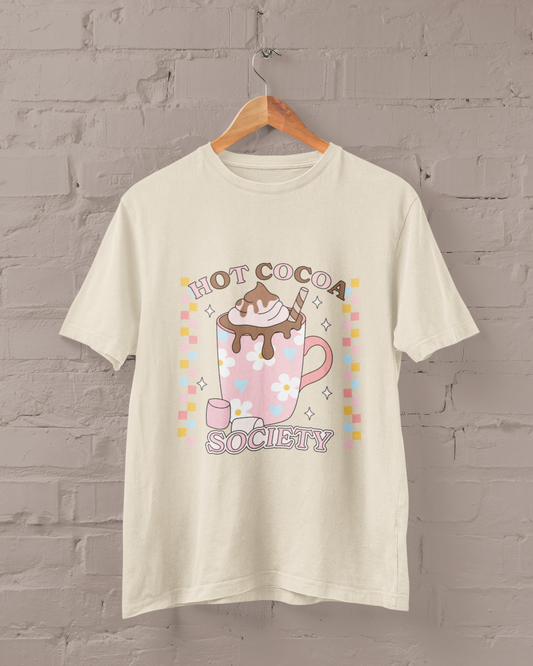 Hot Cocoa Society Graphic Top