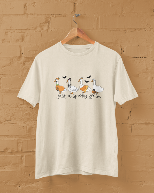 Just A Spooky Goose Graphic Top