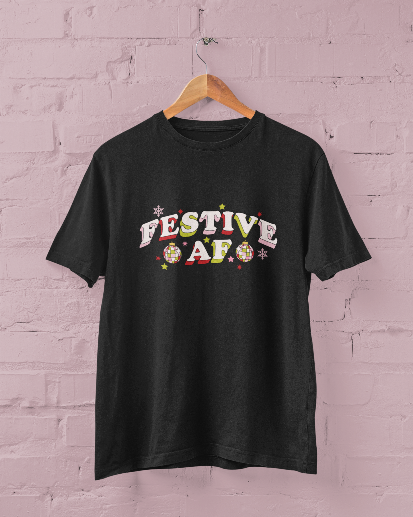 Festive AF Graphic Top