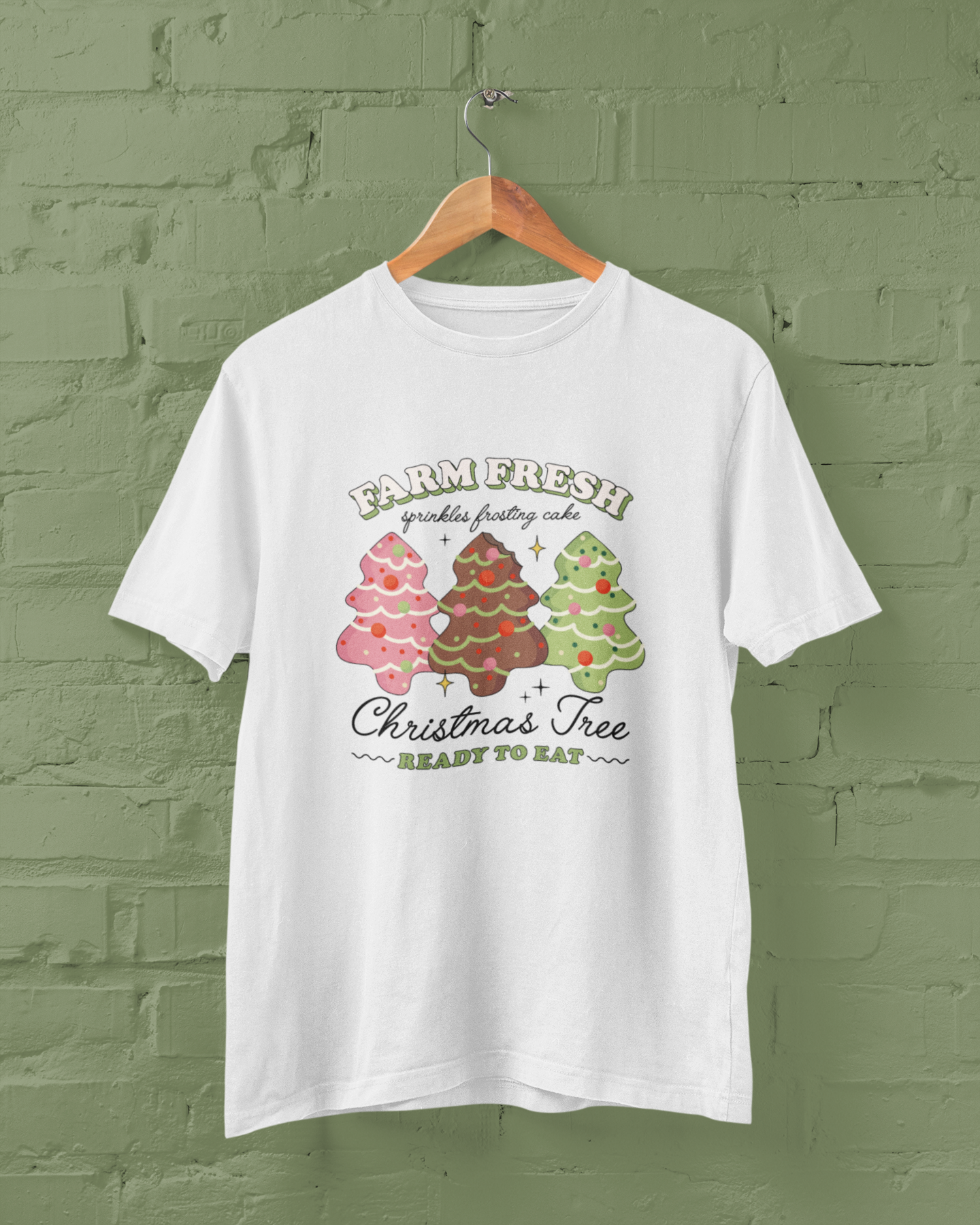 Farm Fresh Christmas Tree Cookies Graphic Top