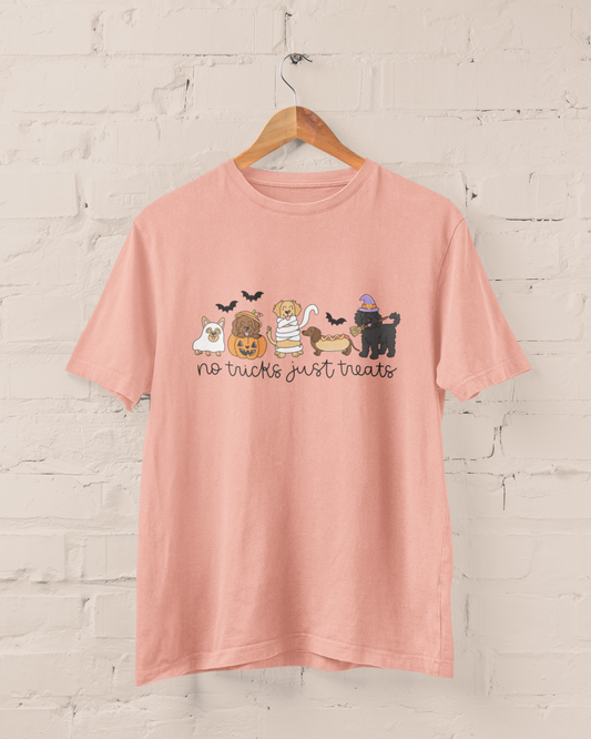 No Tricks Just Treats Graphic Top