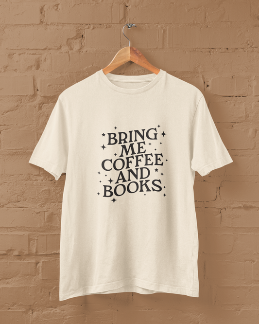 Bring Me Coffee & Books Graphic Top