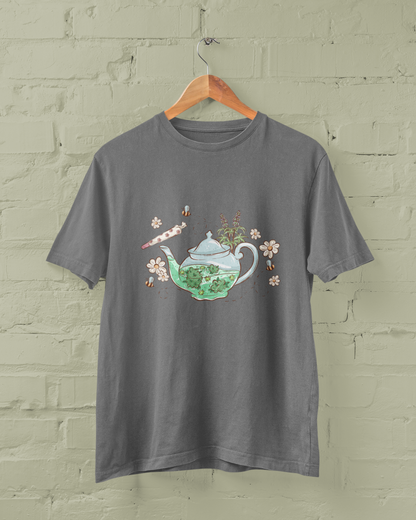 Weed Tea Graphic Top