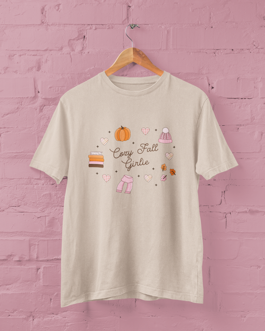 Cozy Fall Girlie Graphic Top