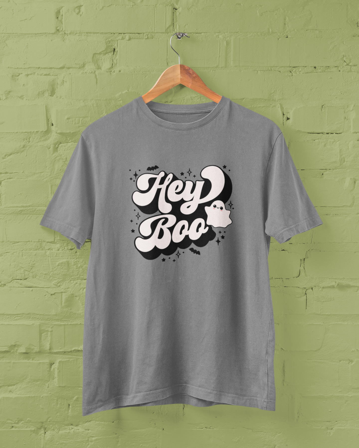 Hey Boo Graphic Top