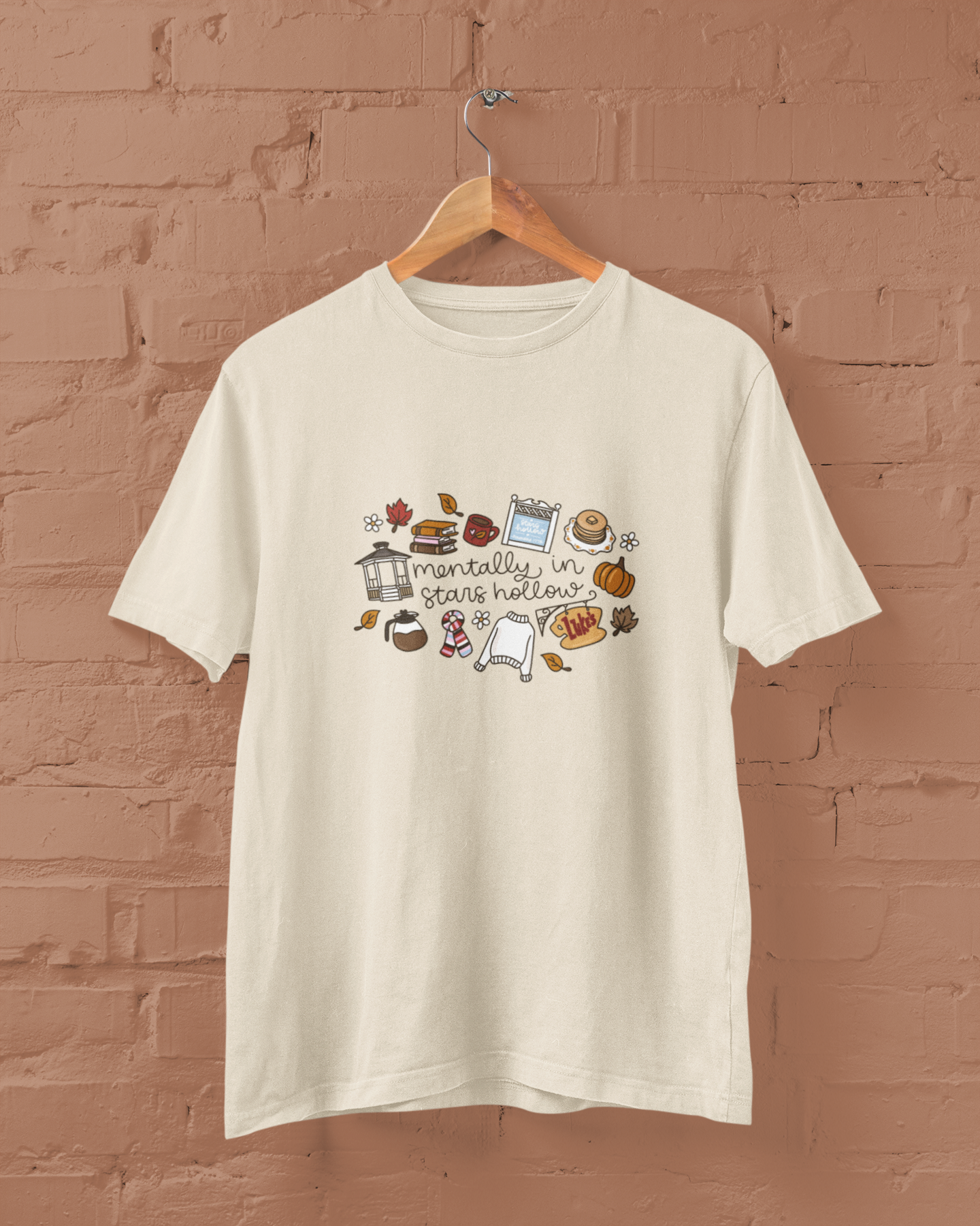 Mentally In Stars Hollow Graphic Top
