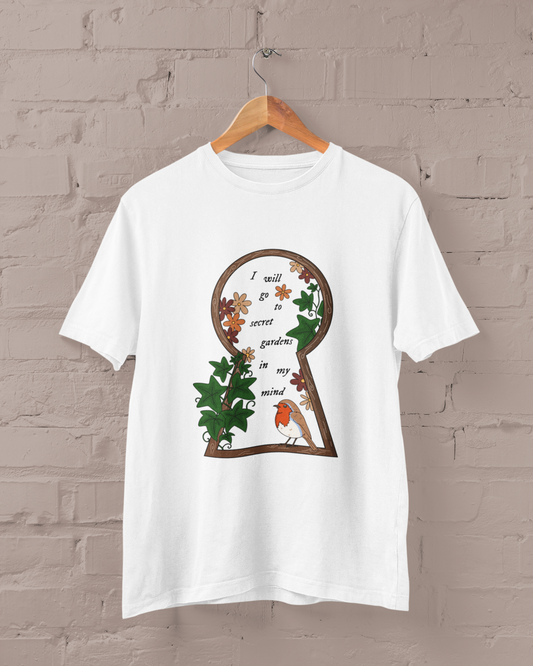 I Will Go To The Secret Gardens In My Mind Graphic Top