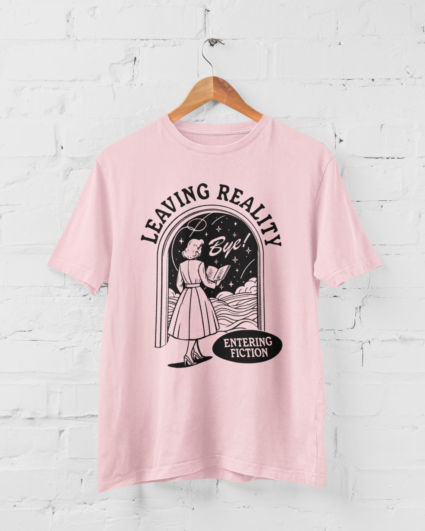 Leaving Reality Entering Fiction Graphic Top