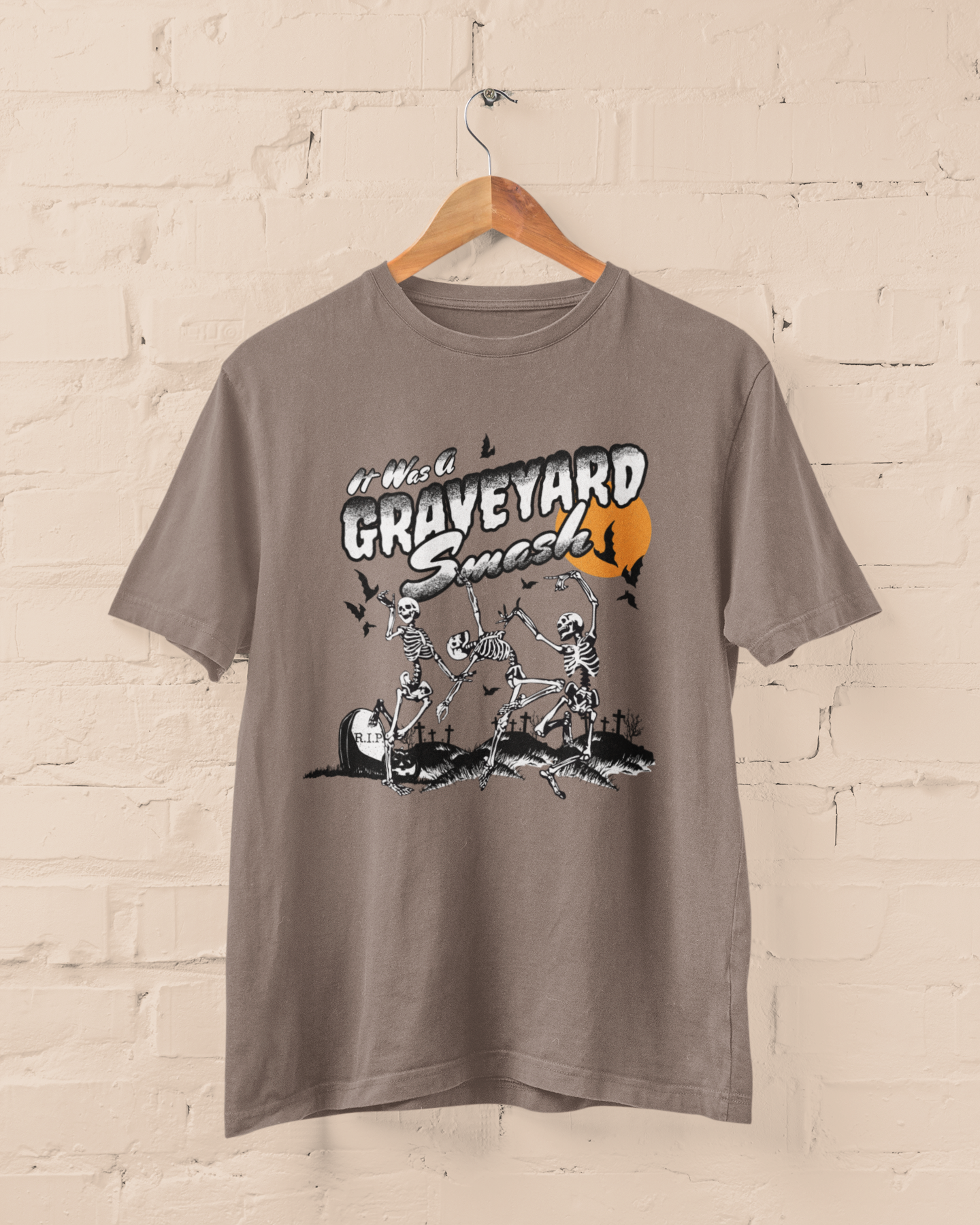 It Was A Graveyard Smash Graphic Top