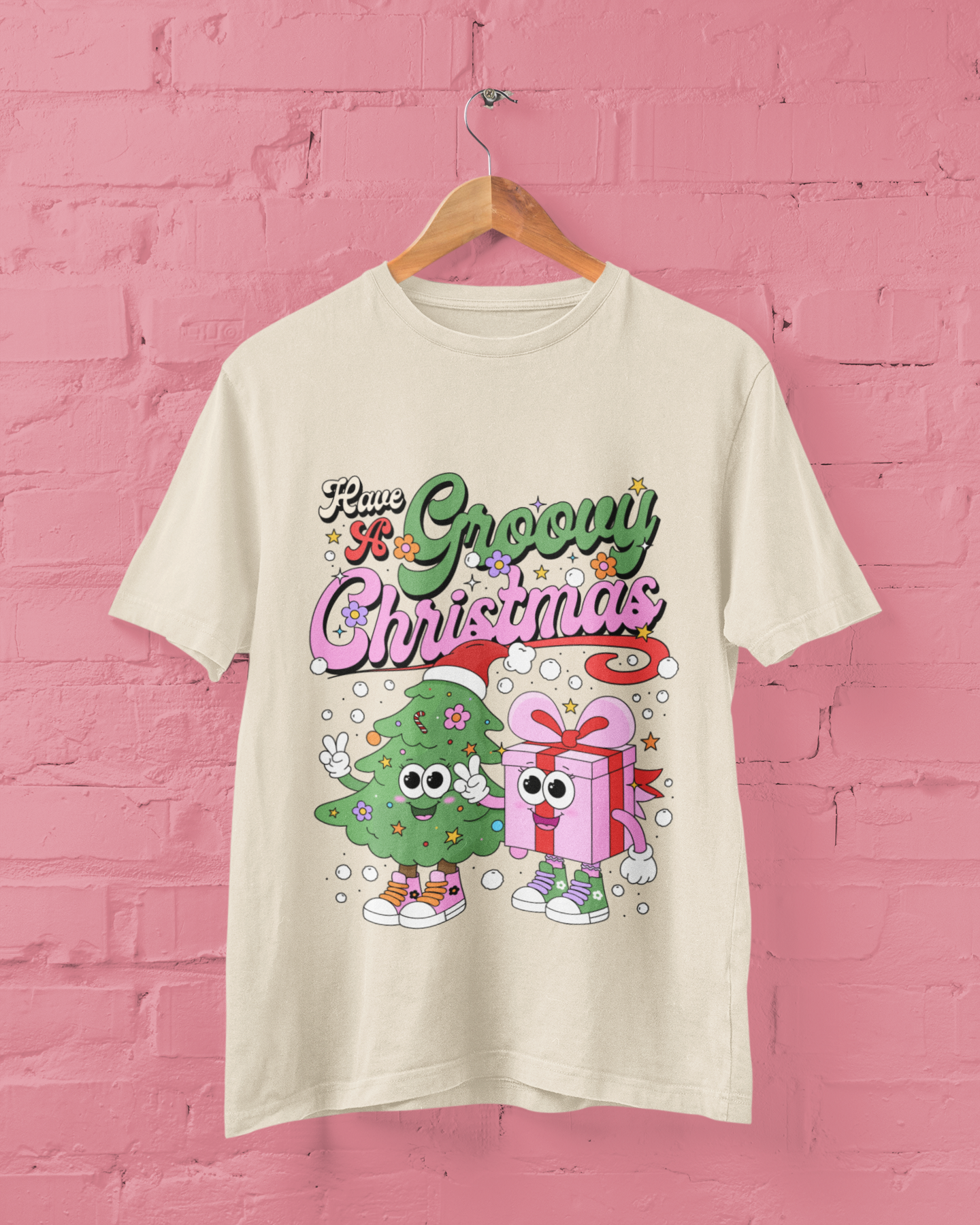 Have A Groovy Christmas Graphic Top