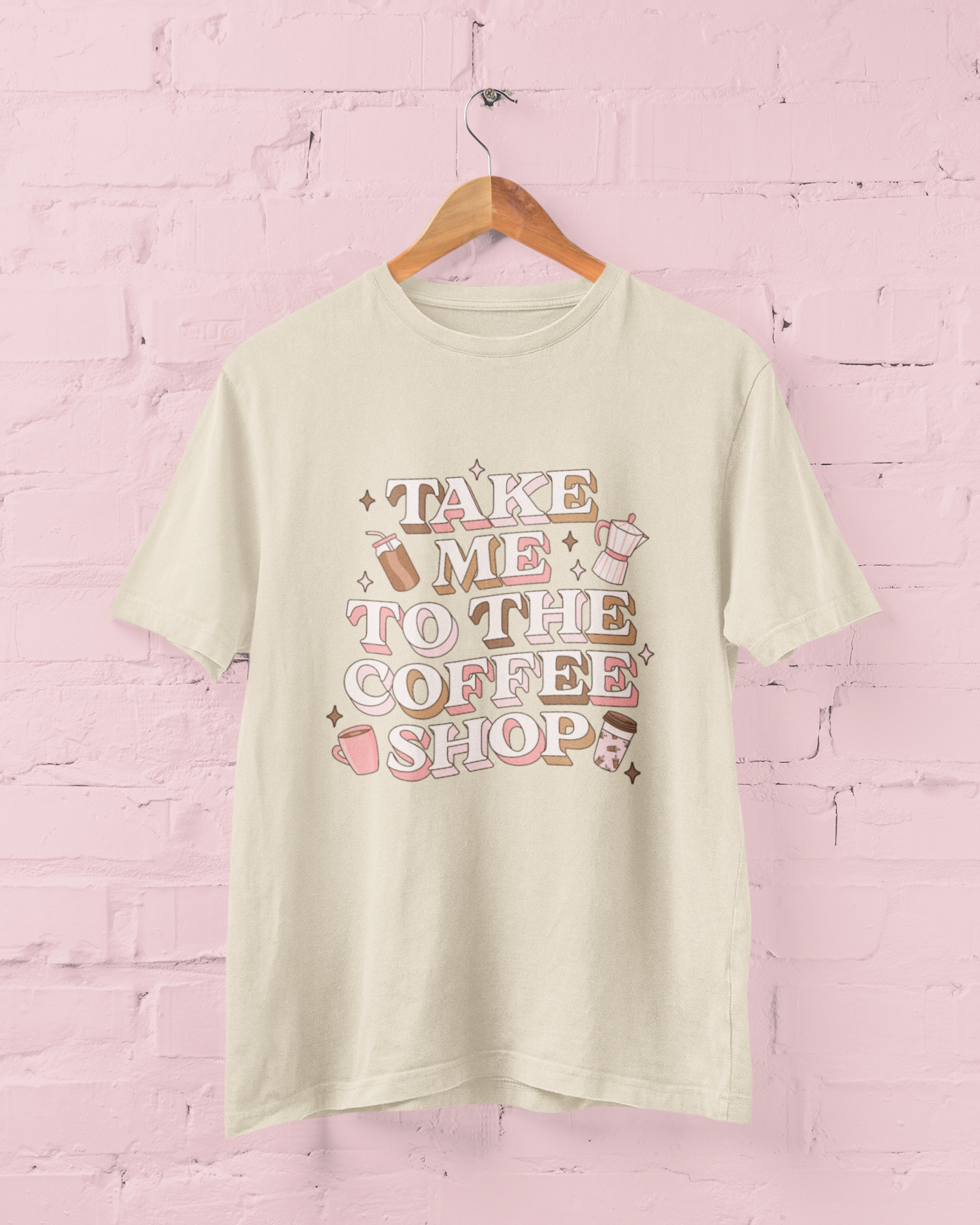 Take Me To The Coffee Shop Graphic Top