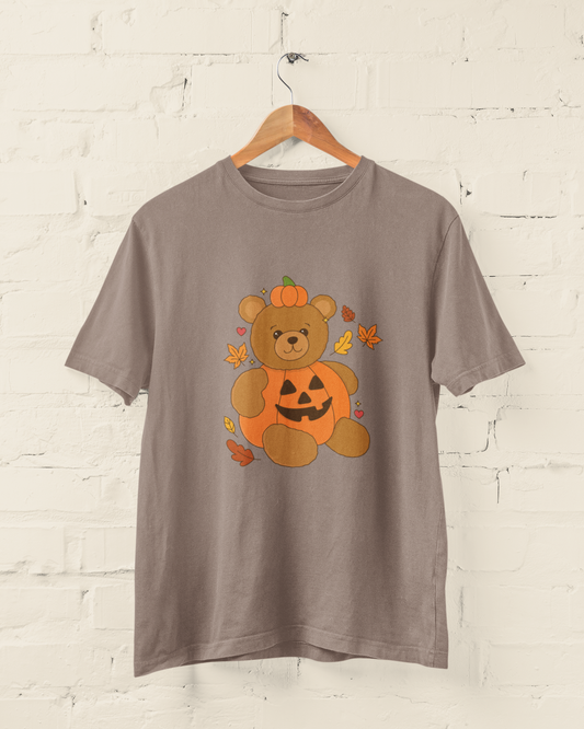 Pumpkin Bear Graphic Top