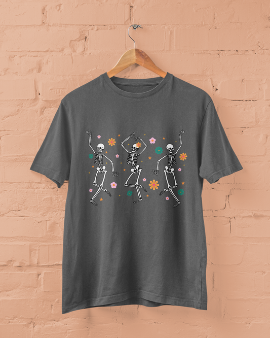 Dancing Skeleton Graphic Top