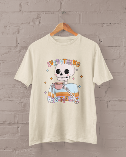 Everything Is Fine Graphic Top