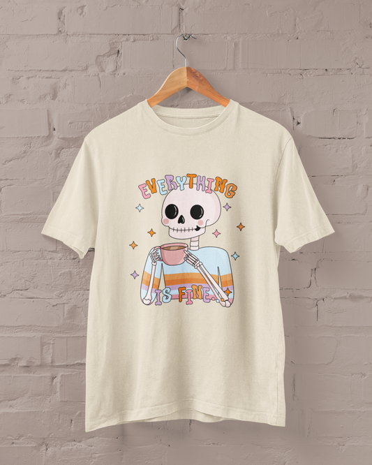 Everything Is Fine Graphic Top