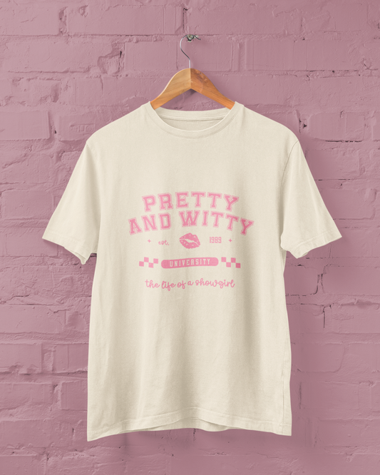 Pretty & Witty University Graphic Top