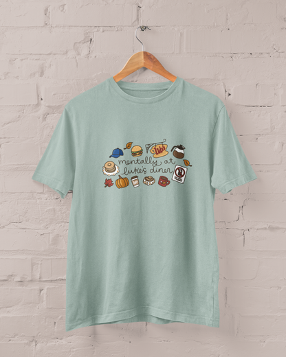 Mentally At Lukes Diner Graphic Top
