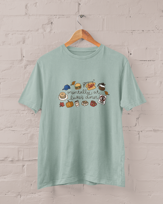 Mentally At Lukes Diner Graphic Top