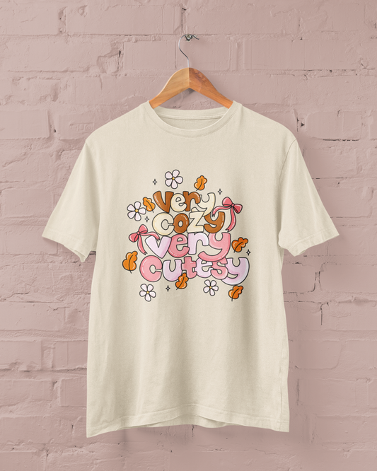 Very Cozy Very Cutesy Graphic Top